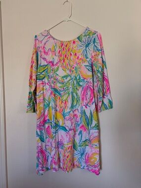 Lilly Pulitzer Floral Print Women's Dress in Pink & Multicolor